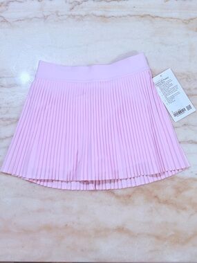 NWT Lululemon Varsity High Rise Pleated Tennis Skirt *Pink Organza*